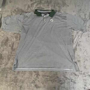 VTG Callaway Golf Collection Polo Shirt XXL Green Michigan State Forest Akers